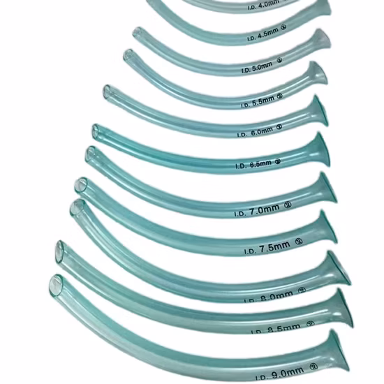 Silicone descartável médico vias aéreas nasofaríngeas Npa para gerenciamento de vias aéreas