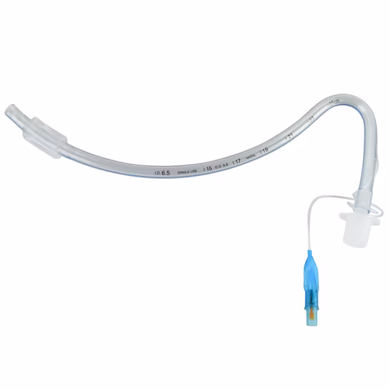 Tubo endotraqueal descartável com manguito/sem manguito