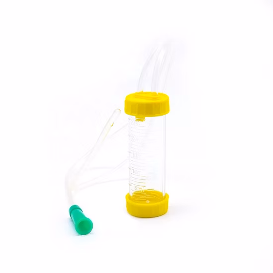 Cateter de sucção aberta de PVC descartável cirúrgico médico