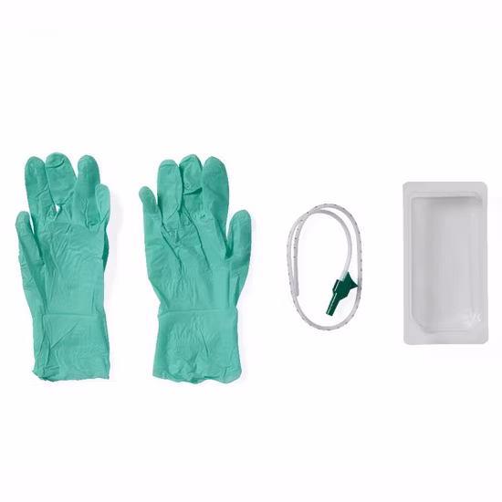 Kit de cateter de sucção estéril médico descartável de preço de fábrica para sucção de escarro