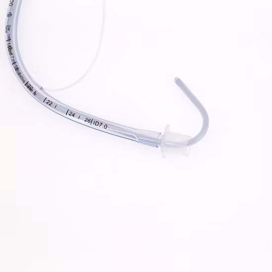 Tubo endotraqueal médico descartável CE e ISO